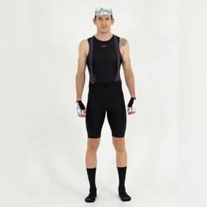 Safetti Pantaloneta Bib Short Toscana 2.0 Cycling Biking Men Size Med Black NWT,